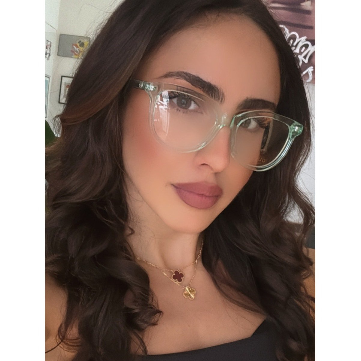 NEW Gucci GG1687O Clear Green Round Eyeglasses Frames