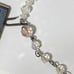 Stunning Estate Crystal Choker Necklace, Adjustable from 11-14 long,