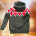 VTG Lauren Ralph Lauren Womens Wool Turtleneck Aztec Western Sweater Sz M Black