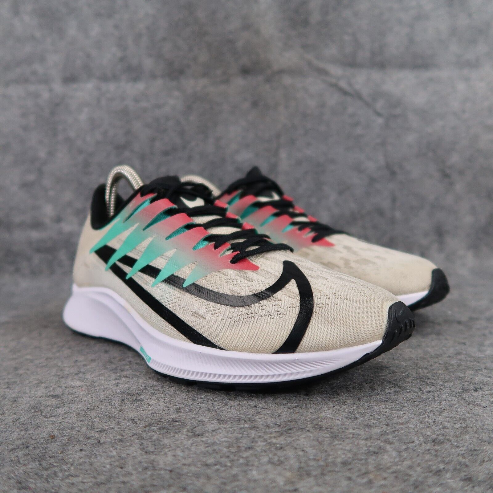 Nike Shoes Womens 6 Athletic Sneaker Zoom Rival Fly Running Training Pale Ivory