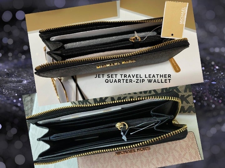JET SET TRAVEL LEATHER LOGO THREE QTR-Z