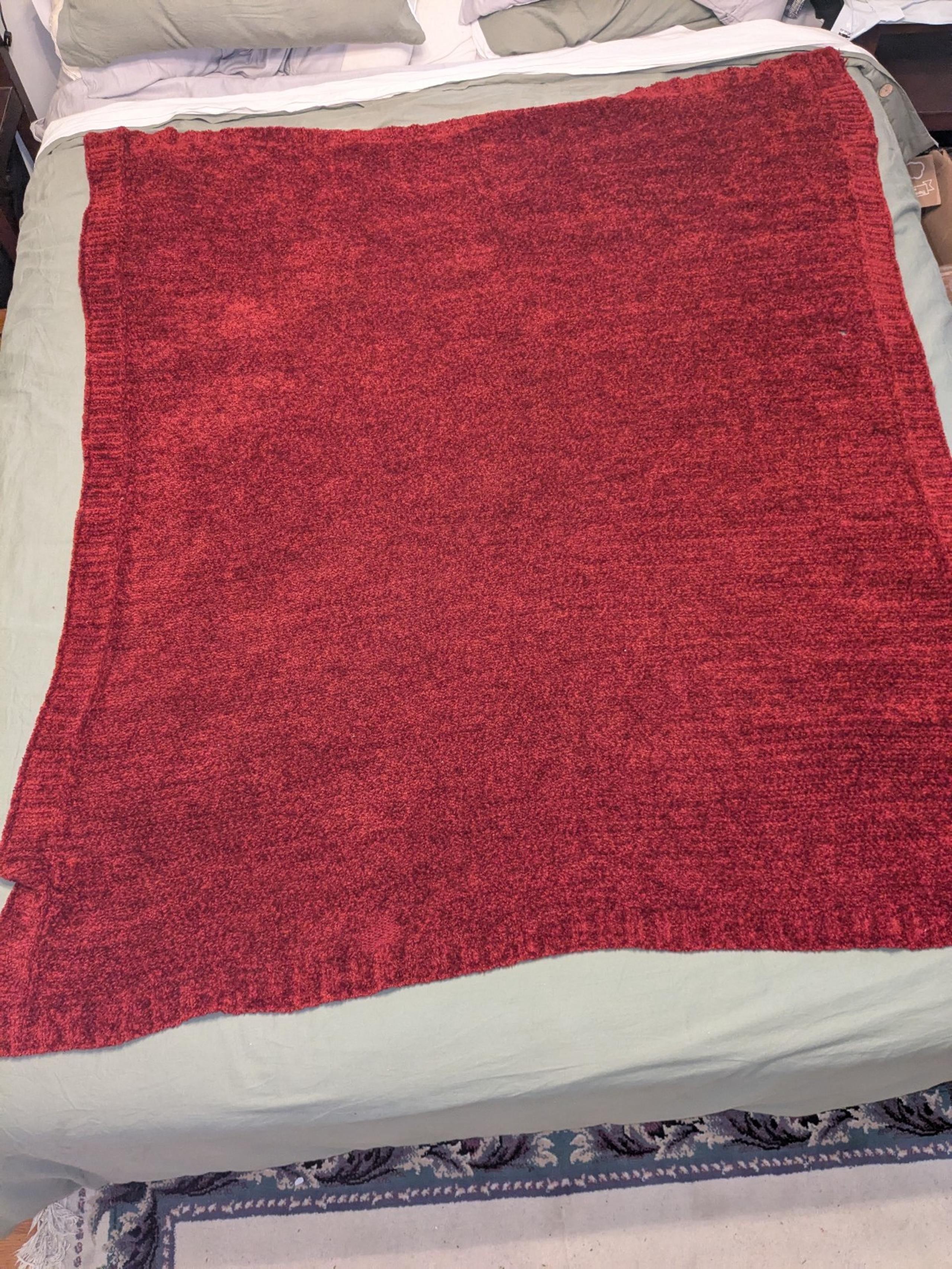 Charter Club Plush Polyester Throw Blanket 57x50 100% Acrylic 

Pre-Owned