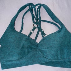 Bombshell Sportswear Angel Sports Bra in Teal