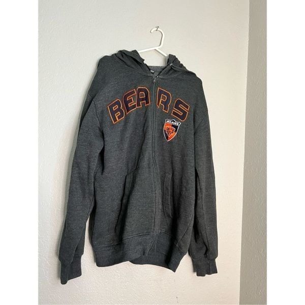 NFL Chicago bears full zip jacket L football