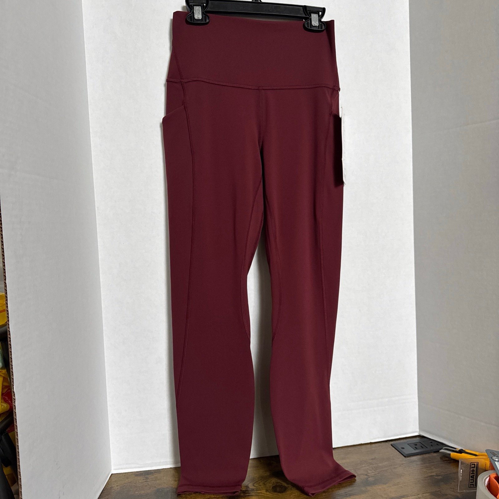 Lululemon Align Pant Pant 25” Pockets Size 6 Red Merlot RDMR NWT