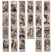 Set Of 23 Tarot Cards Rubber Stamps - Magic, Fortune, Scrapbooking, Crafts, Luck