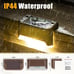 16 Pack, Solar Step Lights Waterproof Led Solar lights