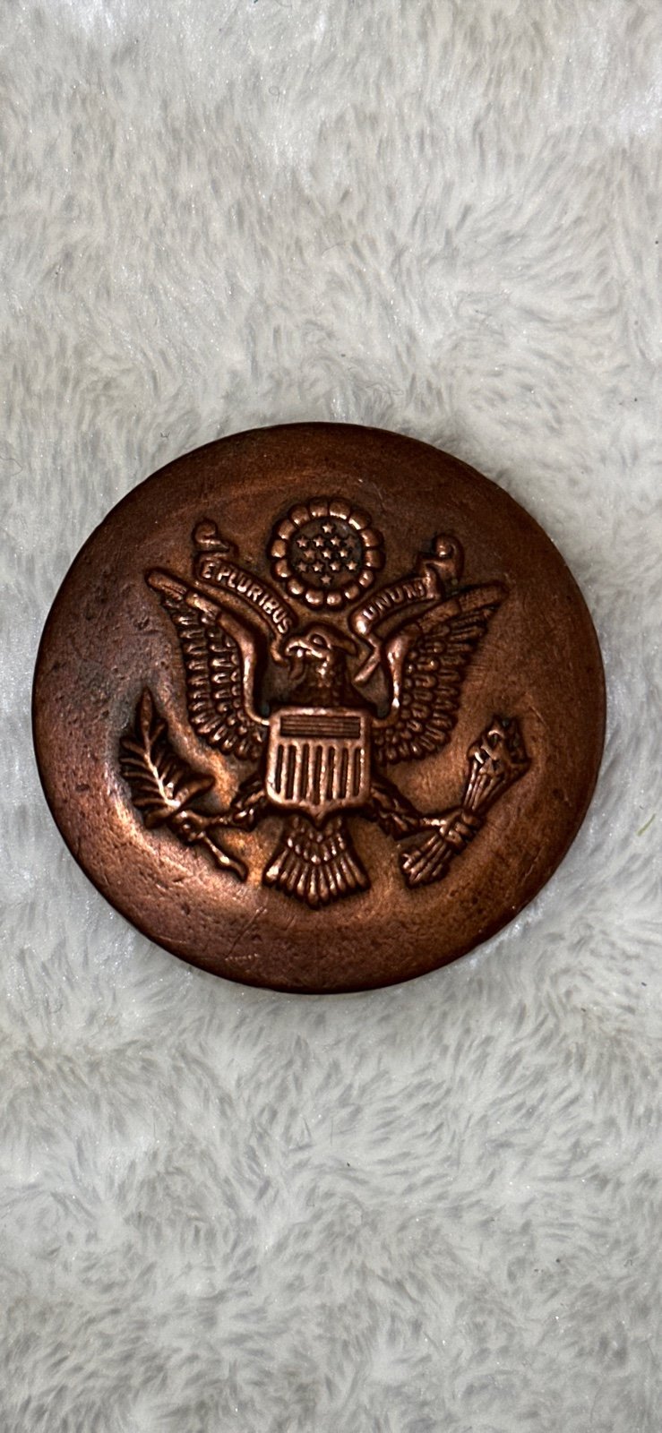 Belt Buckle US World War II brass amazing! Vintage Army