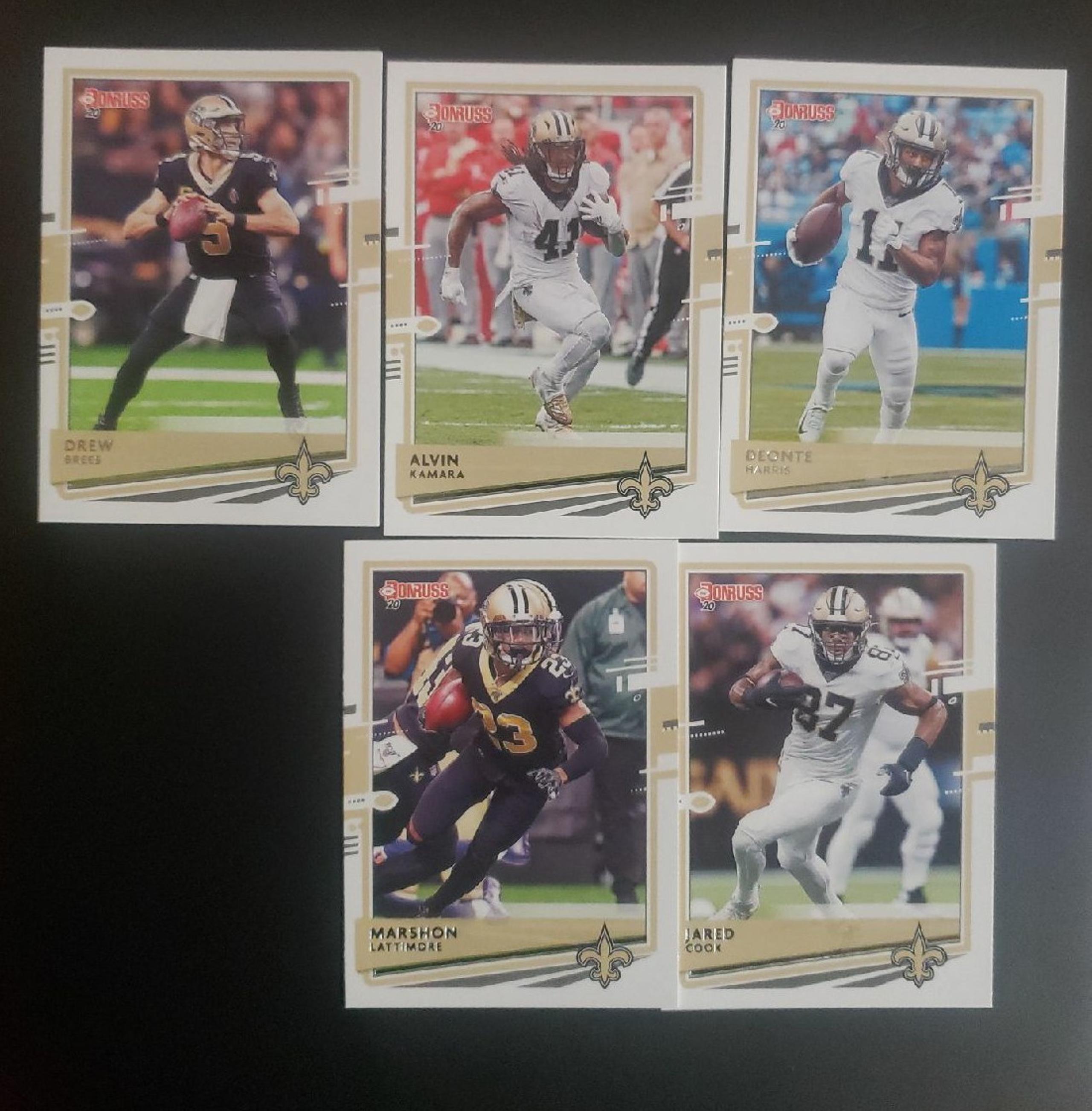 NEW ORLEANS SAINTS 2020 DONRUSS LOT