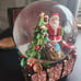 100mm Wind-Up Musical Santa Water Globe in Treasure Chest