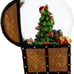 100mm Wind-Up Musical Santa Water Globe in Treasure Chest