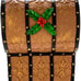 100mm Wind-Up Musical Santa Water Globe in Treasure Chest