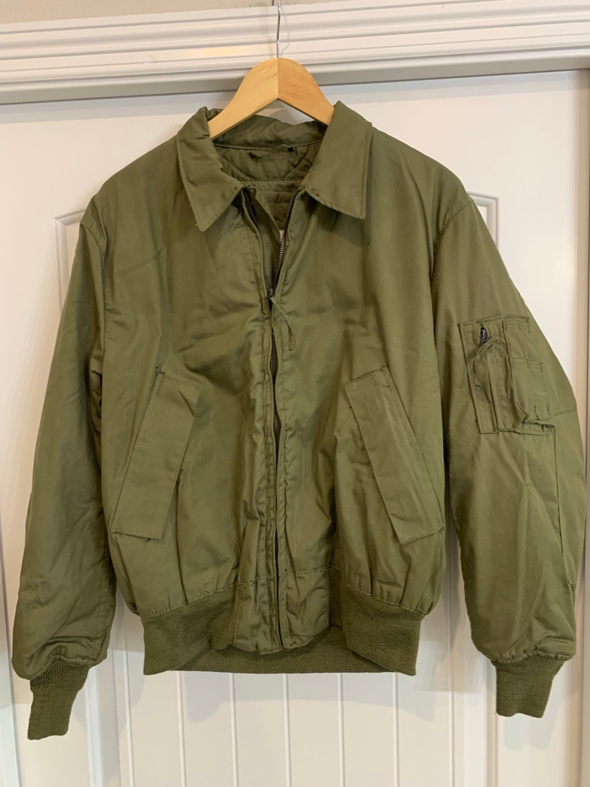 CVC JACKET COLD WEATHER HIGH TEMPERATURE RESISTANT, OD Green, Large - Long