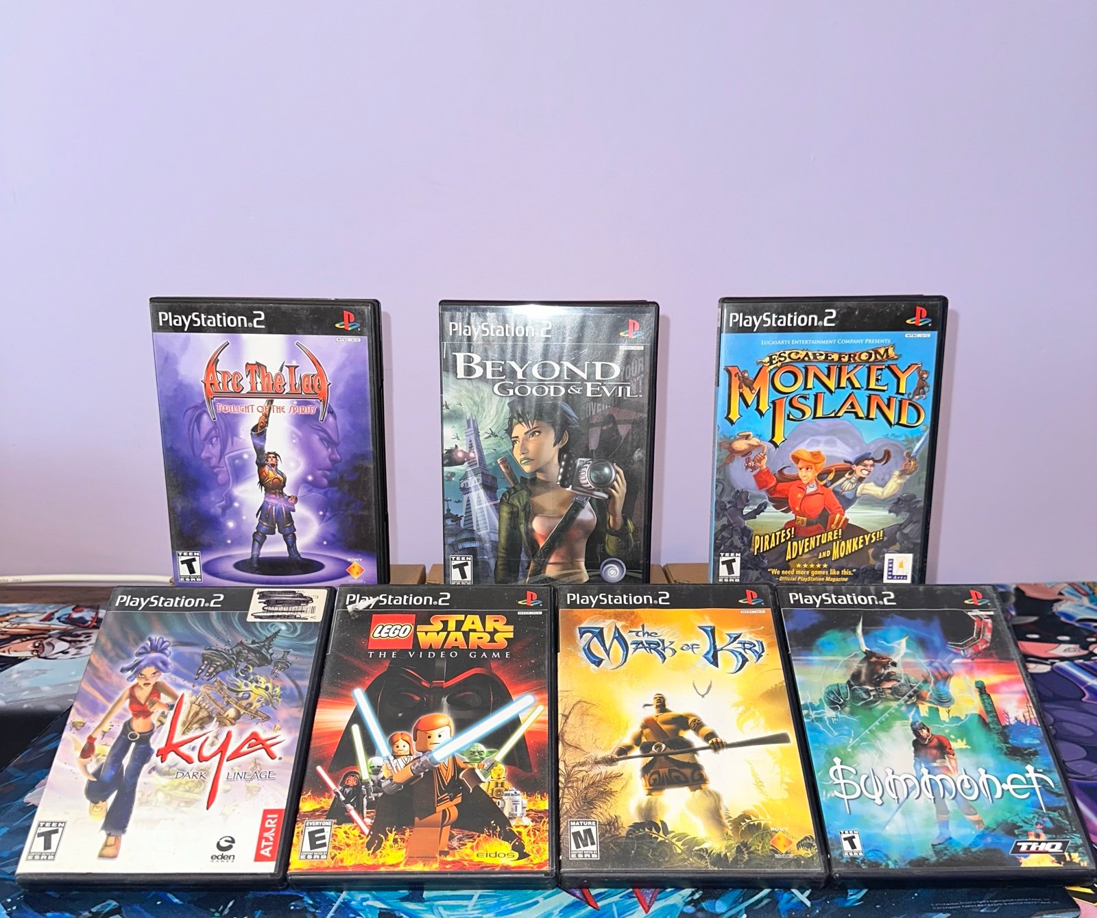 Sony PlayStation 2 Game Bundle Action Adventure/Puzzle Collection CIB Fast Ship!