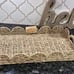 Large Wicker Scalloped Edge Serving Tray, Rectangle Tray with Built -in Handles
