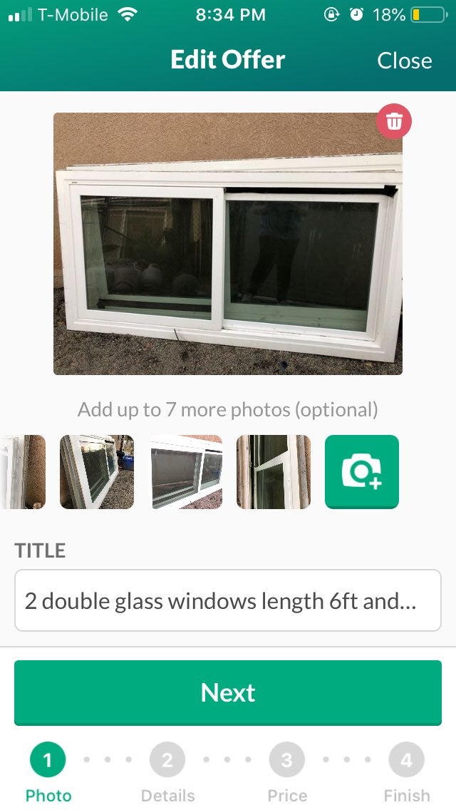 2 Double Glass Windows