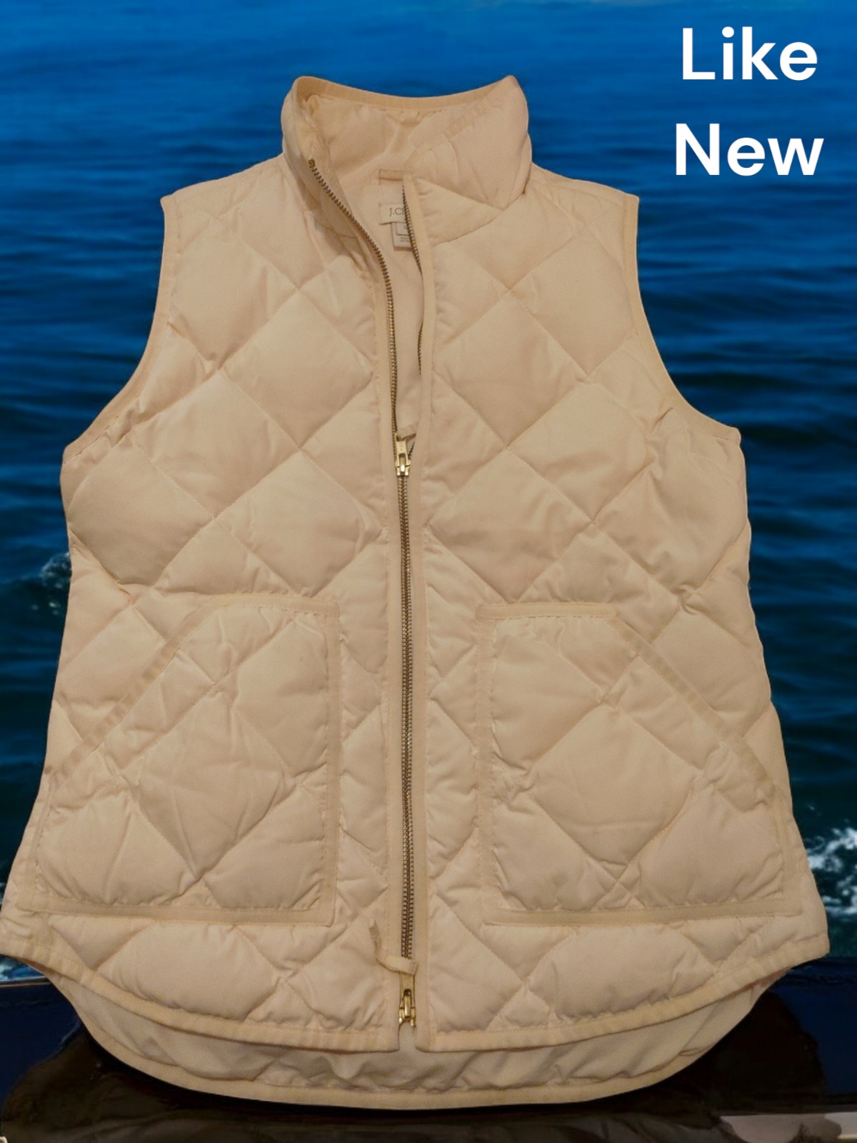 Vest J.Crew puffer Dawn and featers vest jacket women XS