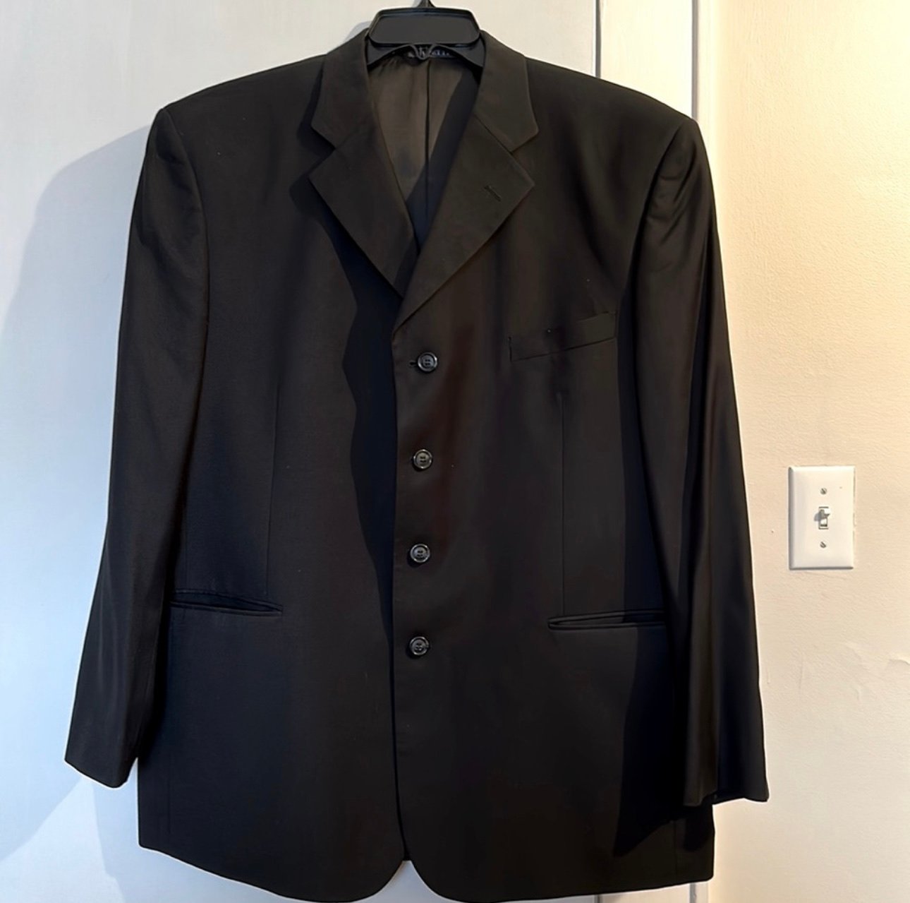 Vanetti Black Suit Jacket