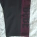 Bebe Sport Black and Pink Mesh Side Wicking Crop Leggings with Pockets Size 2X