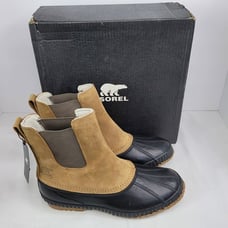 Sorel Cheyanne II Chelsea Boot Men's Black Elk NM2609-286 US Size 11.5 NWT