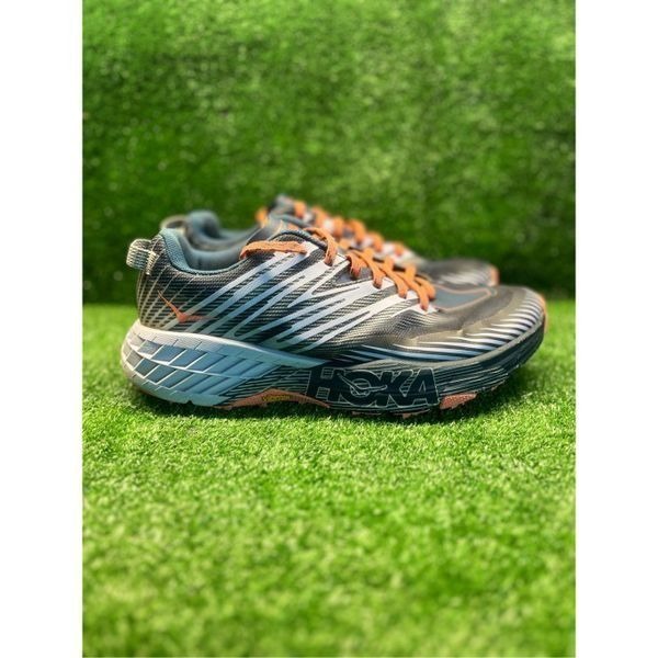 Hoka One One Womens Speedgoat 4 1106527 MBHH Blue Running Shoes Sneakers Sz 9