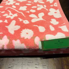 Kate Spade Pink Floral Bath Towels
