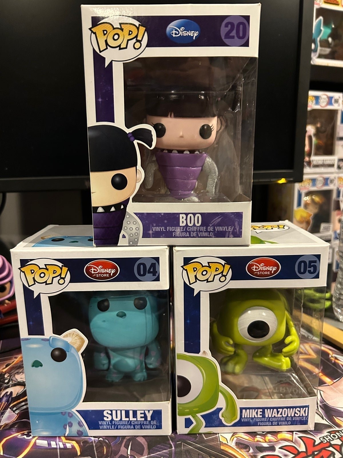 Monsters Inc Funko Pop Lot