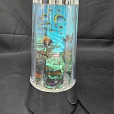 Vintage Aquarium Rotating Motion Fish Light Spencer Gifts 1990's Working