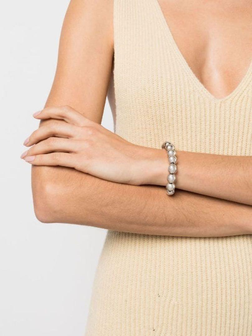 Jil Sander Silver Sphere Bracelet Bracelets