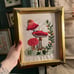 Vintage Mushroom Crewel