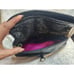 Henri Bendel Black Snake Leather Gold Chain Shoulder Clutch Bag