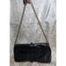 Henri Bendel Black Snake Leather Gold Chain Shoulder Clutch Bag