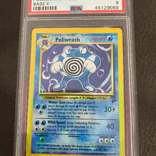 Poliwrath-Holo Mint Pokemon PSA 9