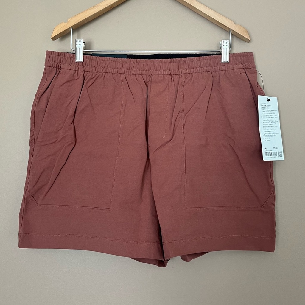{Lululemon} Bowline Short 5 in VersaTwill in Ancient Copper - Mens XL - NWT