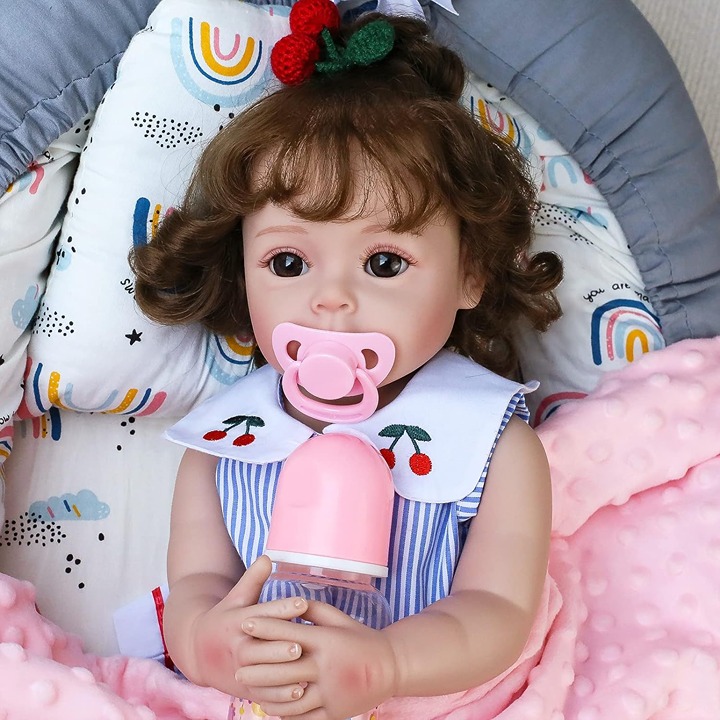 Reborn Baby Dolls 18 Inch Realistic Newborn Girl Doll with Clother & Ac