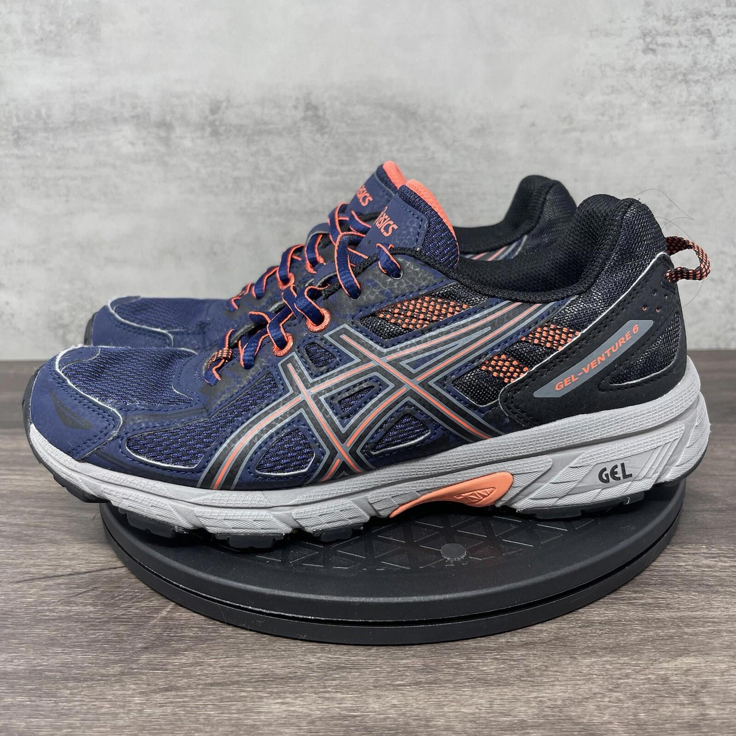 Asics Gel Venture 6 Womens 6.5 Running Shoes Low Top Athletic Blue Outdoors