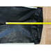 J. Crew Black Tuxedo Stripe Leather Leggings Pants Women's Size 4