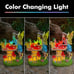 Solar Garden Statue with Mushroom, Outdoor Angel Statue 4 LEDs Fairy Sculpture