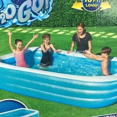 Play Day Rectangular Inflatable Pool