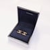 New 3 Pcs Chanel Earrings Ring Gift Box
