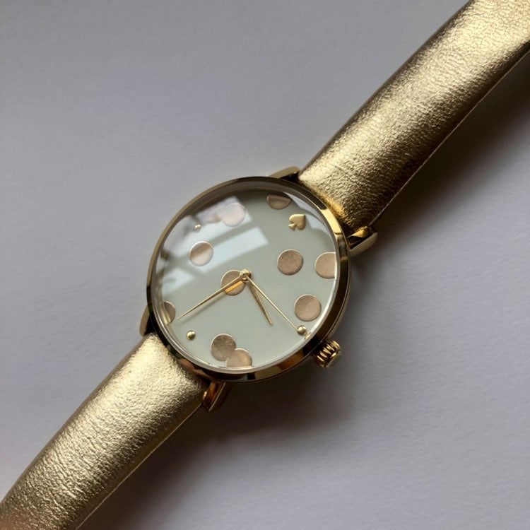Kate Spade New York Gold Leather Watch