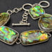 Beautiful LUCAS LAMETH Abalone Sterling Silver Toggle Bracelet Approx. 7.5