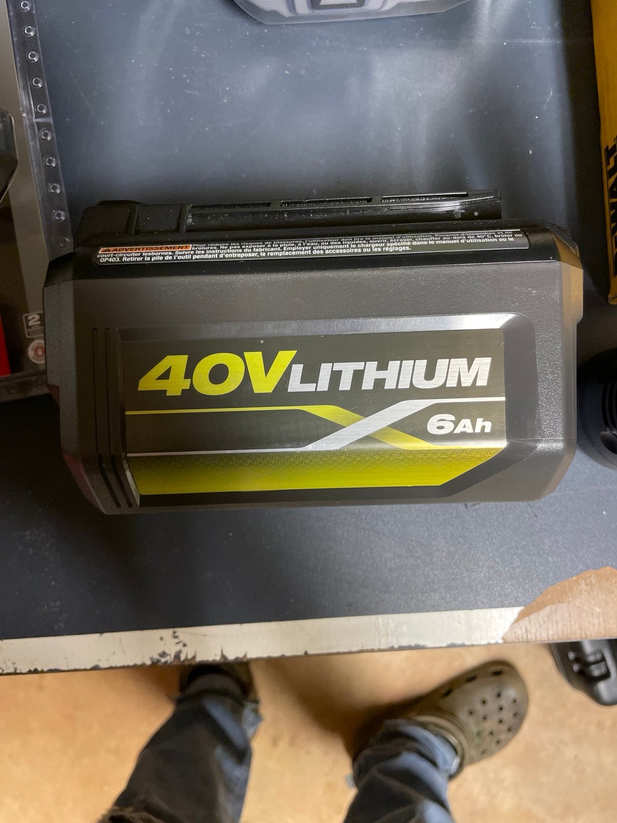 ryobi 40v battery 6Ah