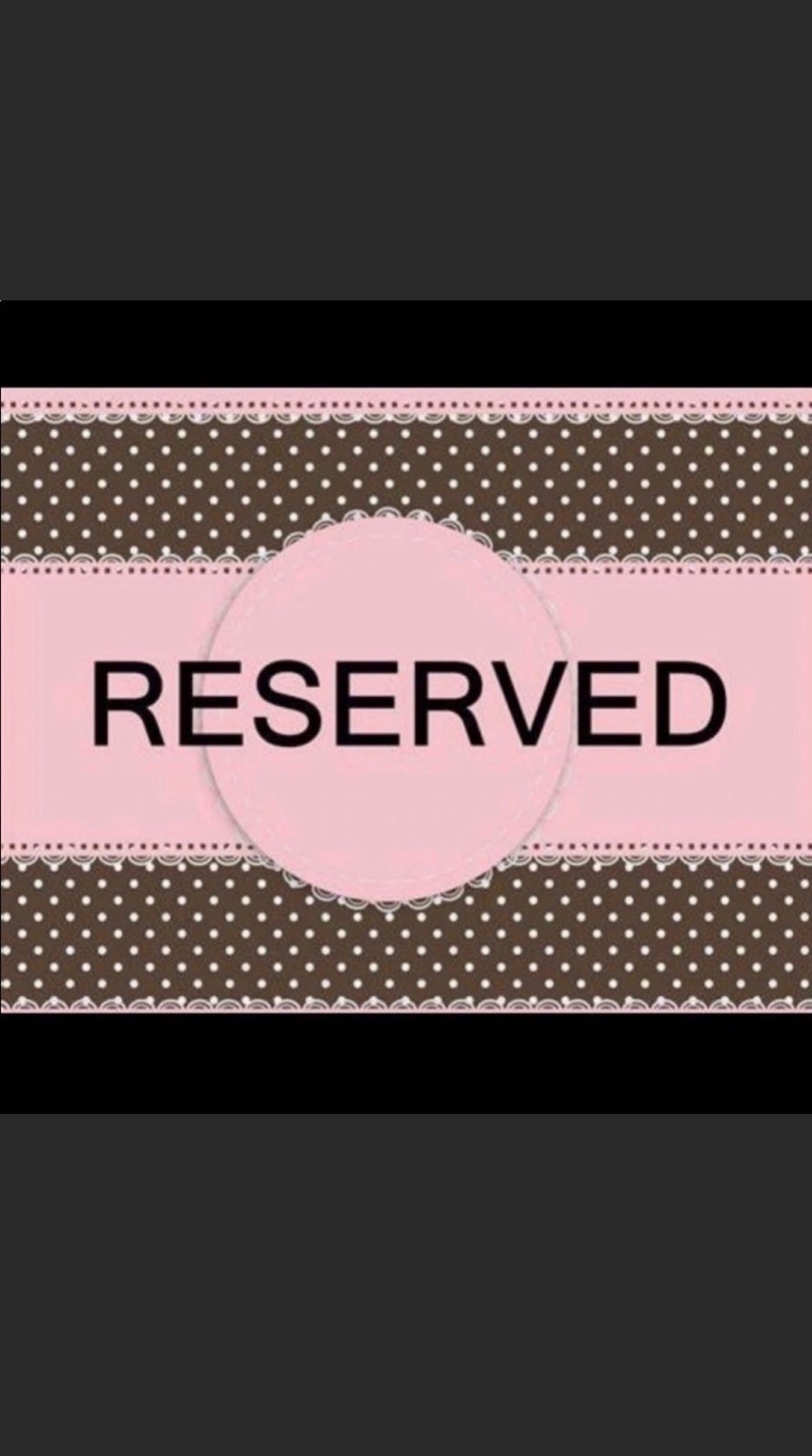 RESERVED sales FOR Bree1965