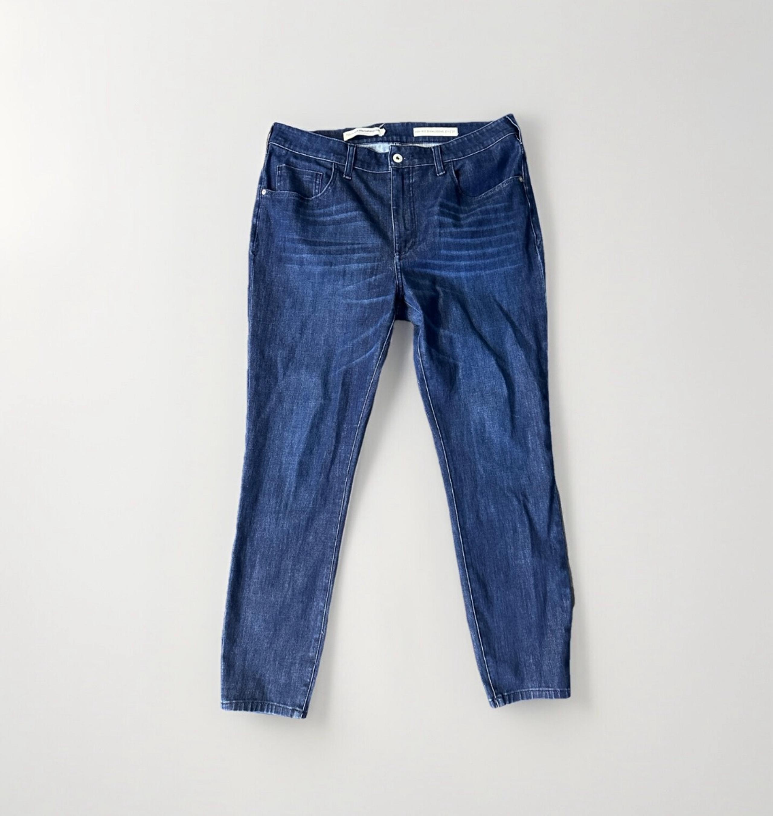 Anthropologie Pilcro High Rise Denim Legging Skinny Ankle Jeans Size 32