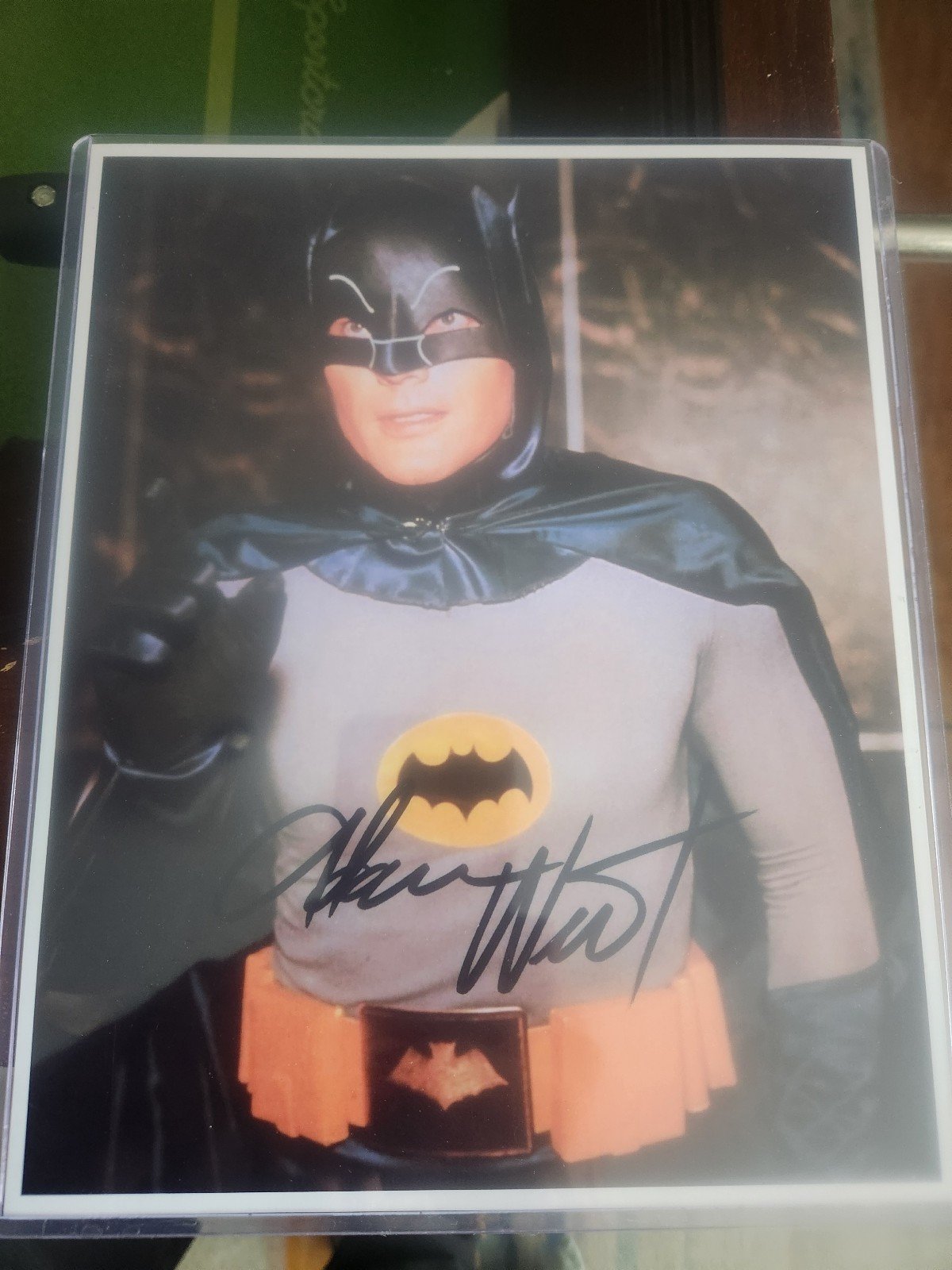 ADAM WEST signiture reprint 8X10