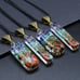7 Chakra Pendant Necklace-Natural Stone Healing Balance Meditation Necklace