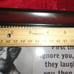 sz9x7 BEADED FRAMED MAHATMA GANDHI PHOTO QUOTE FIRST THEY IGNORE YOU LD 2177