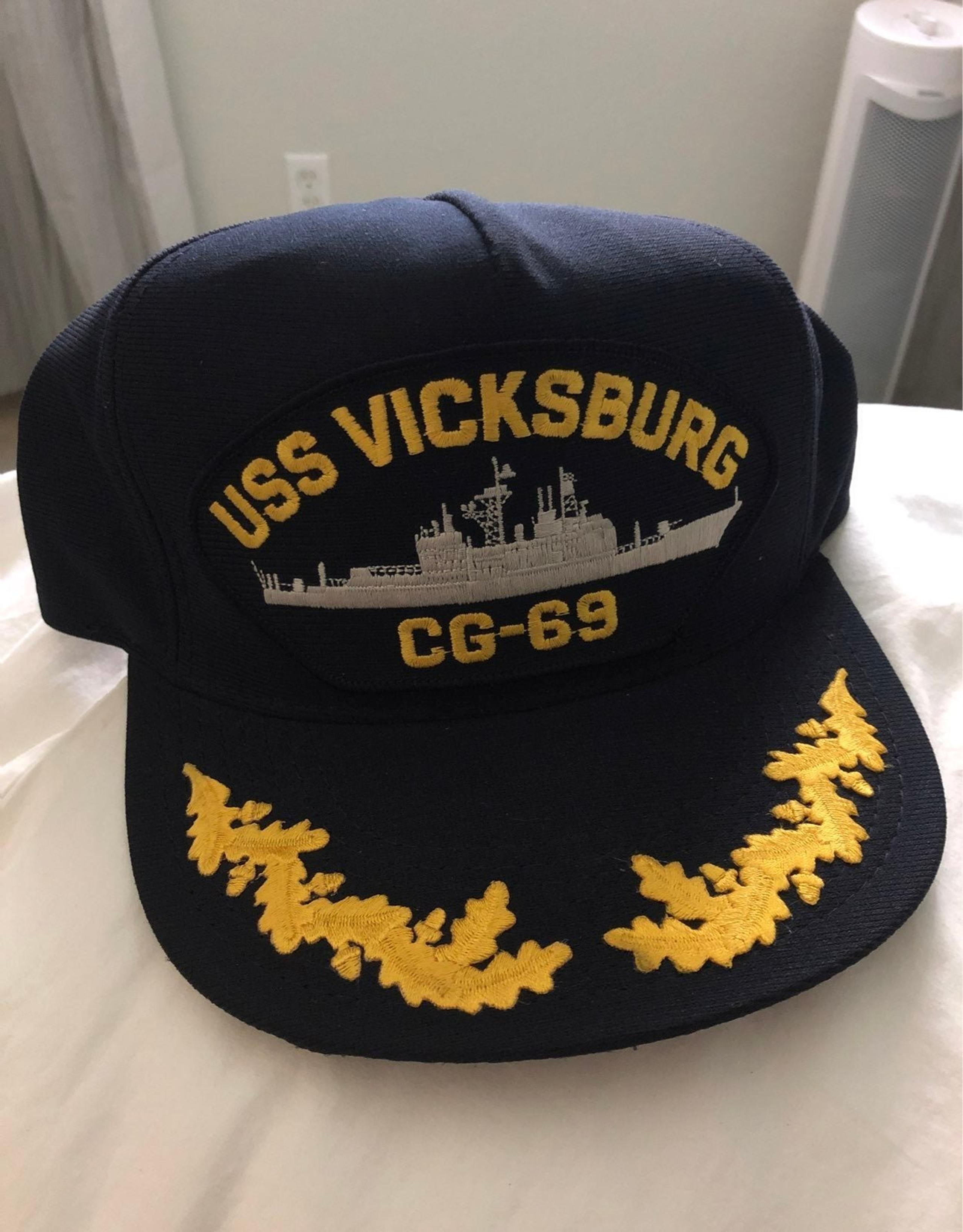 USS Vicksburg CG-69 vintage 90s baseball hat