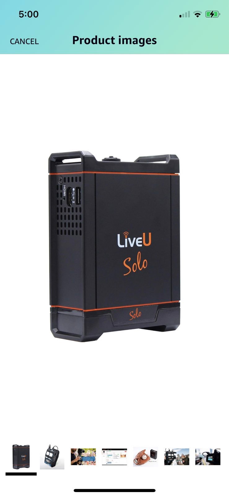LiveU Solo Stream Encoder